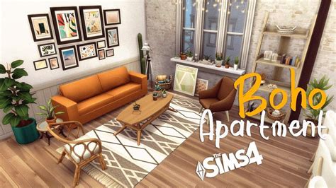 Boho Apartment No Cc Stop Motion Build The Sims Sims House