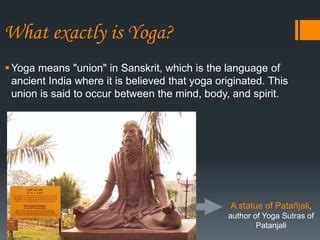 Importance Of Yoga And Meditation Ppt