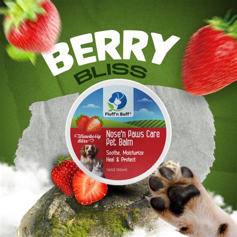 Nose N Paws Care Pet Balm Strawberry Bliss 50 Gram Petsonepk