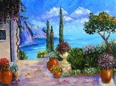 Mediterranean Oil Painting At PaintingValley Explore Collection