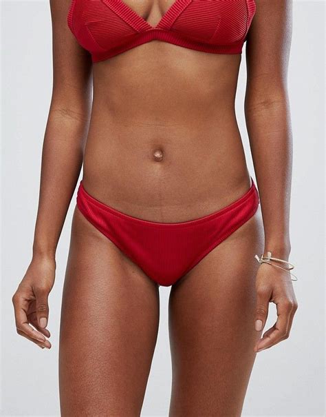 Zulu And Zephyr Zulu Zephyr Red Bikini Bottom Zulu Mode Online Asos