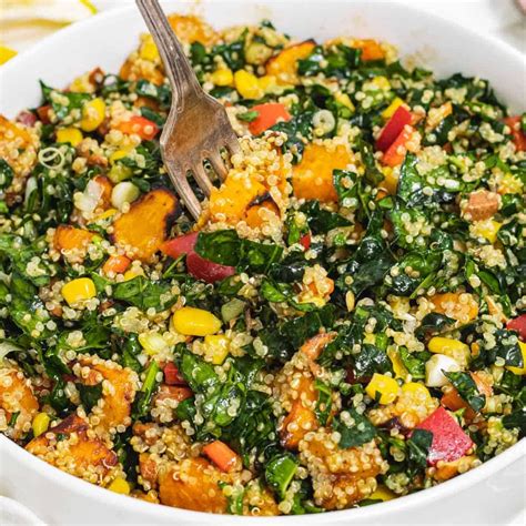 Kale And Quinoa Salad The Plant Based School