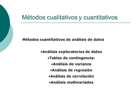 Metodos Cuantitativos Y Cualitativos Ppt Descargar