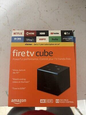 Amazon Fire TV Cube 2nd Gen 4K UHD Media Streamer 841667179025 EBay