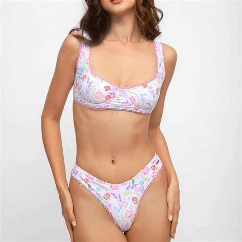 Blackbough Floral Bikini Set Repop Love The Depop