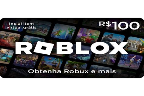 Cartão Presente Digital Roblox 100 00 KaBuM