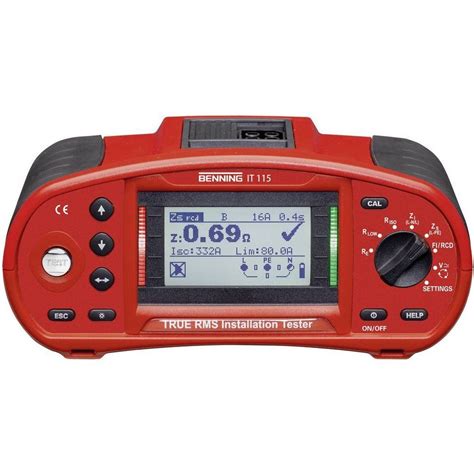 Benning Multimeter True Rms Installationsprüfgerät Rcdfi Test