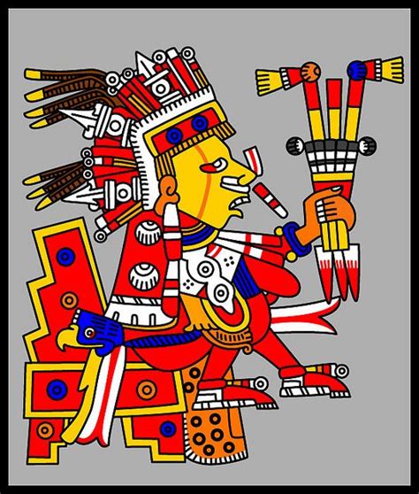 Xipe Totec - Codex Borgia 67 | Aztec art, Mayan art, Aztec culture