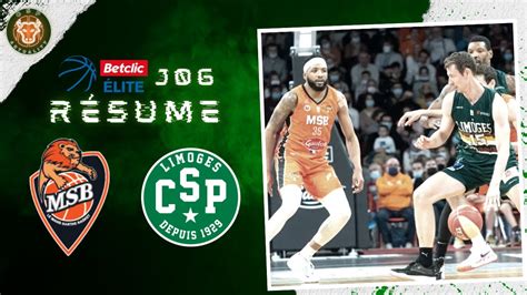 Le Mans vs Limoges CSP Résumé J06 BETCLICELITE YouTube