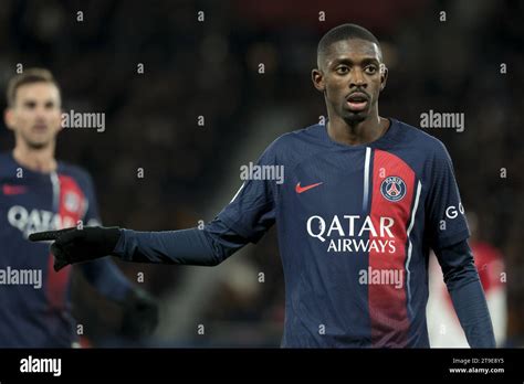 Ousmane Dembele of PSG during the French championship Ligue 1 football ...