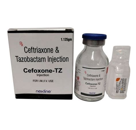 Liquid Cefoxone Tz Ceftriaxone Tazobactam Injection At Best Price In