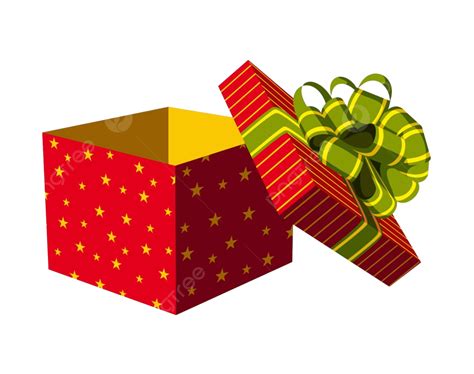 Caja De Regalo Abierta Caja Navidad Sorpresa Vector PNG Dibujos Caja