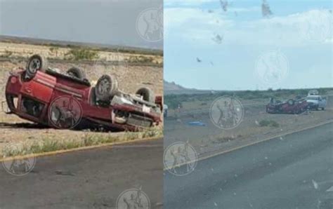 Deja Un Muerto Volcadura En La Carretera Chihuahua Juárez