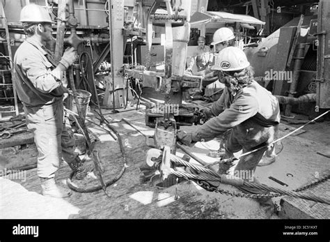 rigorous drilling operation  res stock photography  images alamy