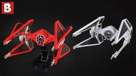 LEGO TIE Interceptor & Emperor's Royal Guard Red TIE Interceptor Custom Star Wars Build! - Brickhubs