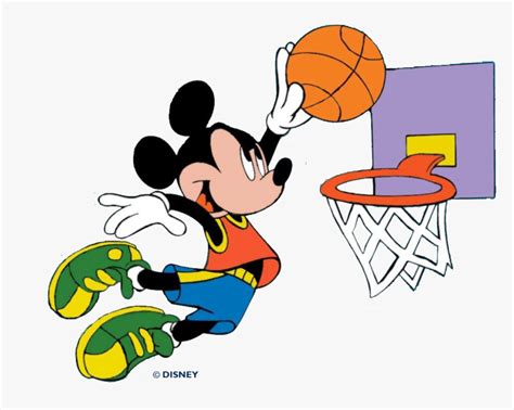 Cool Mickey Mouse Basketball - Mickey Mouse Basketball, HD Png Download ...