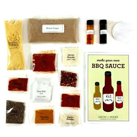 Diy Bbq Sauce Making Kit Make 3 Bottles Of Your Own Gourmet Etsy