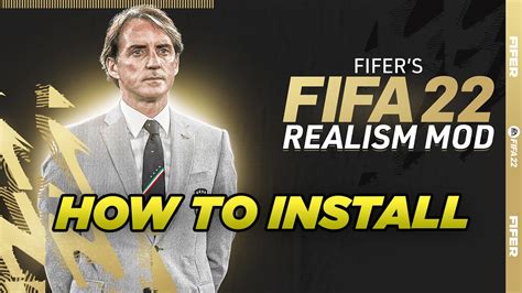 CARA INSTALL FIFERs FIFA 22 Realism Mod SQUAD UPDATE TU17 YouTube