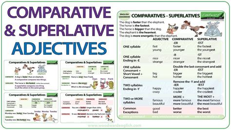 Comparative And Superlative Adjectives Activities