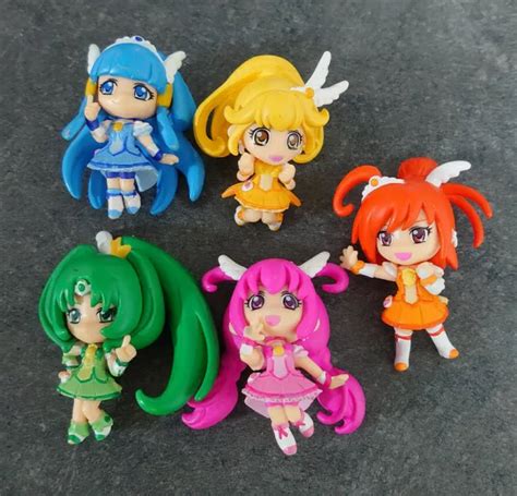 Glitter Force Precure Girls Cure Doll Figure 5 Set Toy Pretty Cure