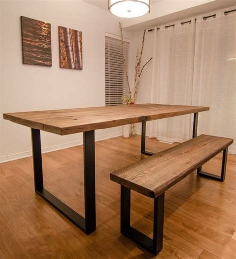 Comedores De Madera Diseños E Ideas Perfectos Para El 2018 Dining Table With Bench Wood