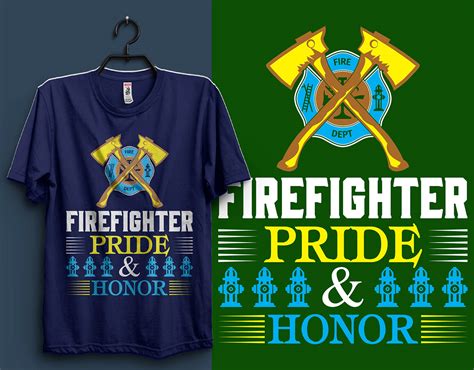 Firefighter T Shirt Design Bundle On Behance