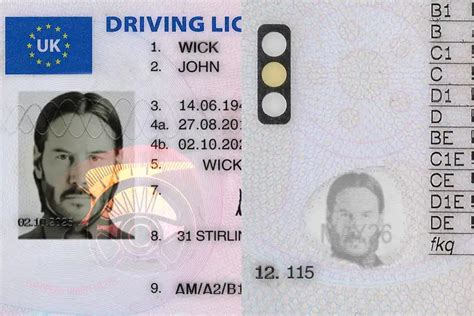 Owl Psd High Quality Fake Template United Kingdom Driver License