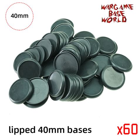 Warhammer 40k 40mm Lipped Bases For Sale Wargame Bases World