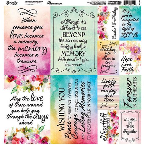 Ella And Viv Paper Company Sympathy X Poster Stickers