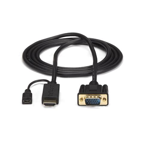 Startech Hd2vgamm10 10 Ft Hdmi To Vga Active Converter Cable Comms