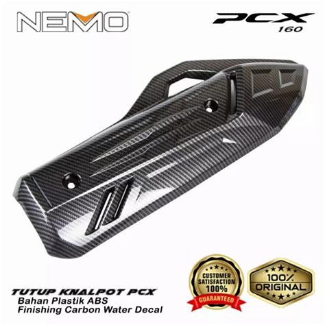 Jual Cover Tutup Knalpot Honda Pcx 160 New Carbon Nemo Shopee Indonesia