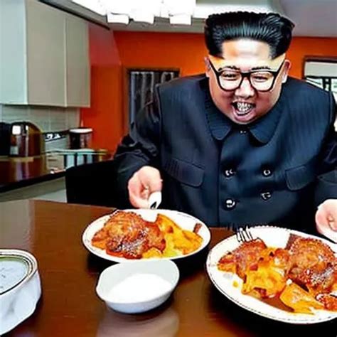 Donald Trump And Kim Jung Un Eating Sushi Together Openart