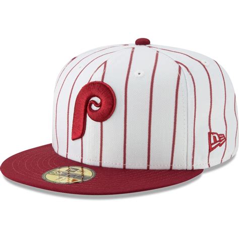 Mens Philadelphia Phillies New Era White Cooperstown Collection Alt