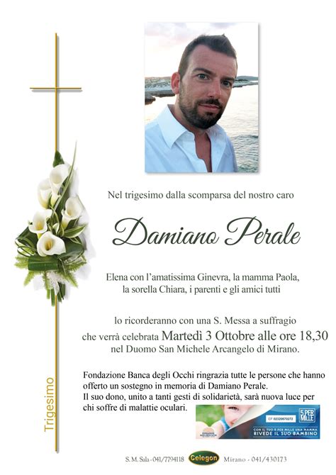 Perale Damiano Onoranze Funebri Celegon Mirano E Santa Maria Di Sala