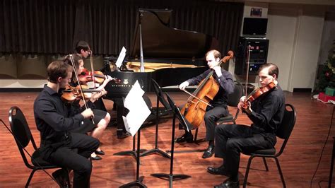 Brahms Piano Quintet In F Minor Op 34 1st Movement YouTube