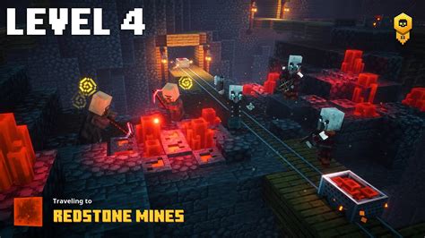 Minecraft Dungeons Ultimate Edition Walkthrough Gameplay Level 4 Redstone Mine 4k60fps