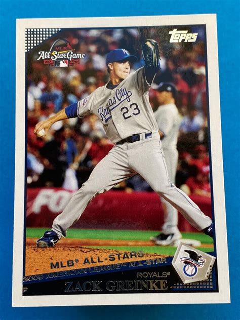 2009 Topps Updates Highlights All Star UH186 Zack Greinke For Sale