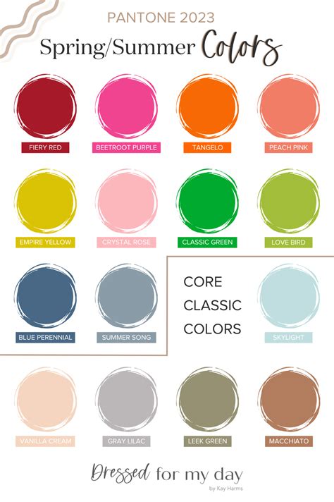 Fashion Colors of Spring/Summer 2023 - Dressed for My Day | Summer color trends, Summer color ...