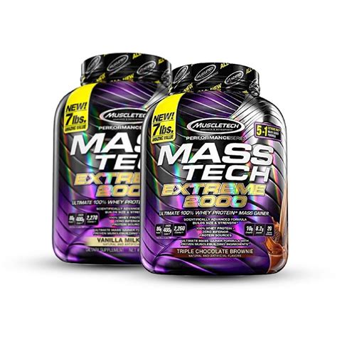 Muscletech Mass Tech Extreme Lbs Mass Gainer Muscle Grow Muscle