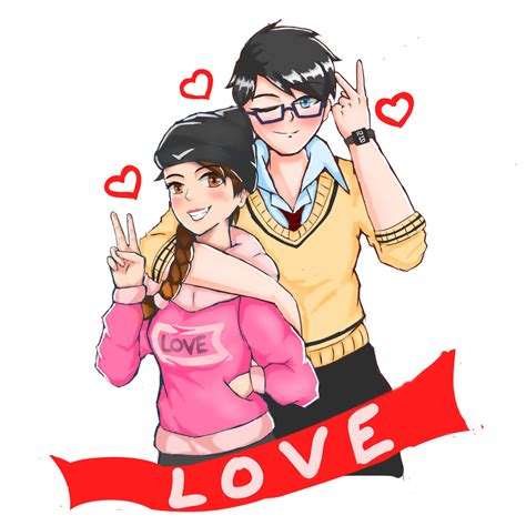 The Nerd And His Lesbian Girlfriend By Mysterificman On Deviantart