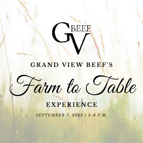 Grand View Beef Farm To Table Experience Healthy Harvest Of North Iowa