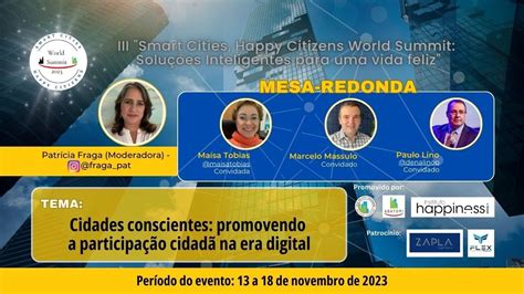 Cidades Conscientes Promovendo A Participa O Cidad Na Era Digital