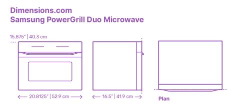 Microwaves Dimensions Drawings Dimensions