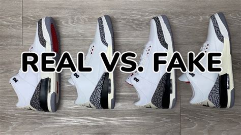 Fake Vs Real Jordan 3 Cement Reimagined Nike Air Michaeljordan