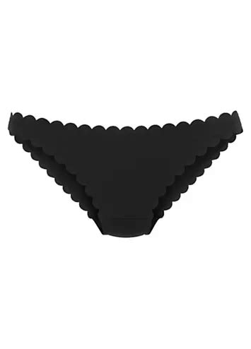 Lascana Scalloped Edge Bikini Bottoms Freemans