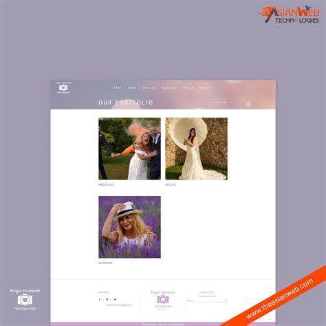 Magic Moments Photography - Website Designing and Development Company