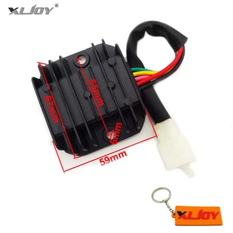 Xljoy Retificador Macho Plug Pinos Fio Regulador De Tens O