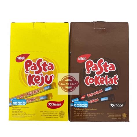 Jual Nabati Pasta Keju Box Richeese Nabati Pasta Coklat Richoco