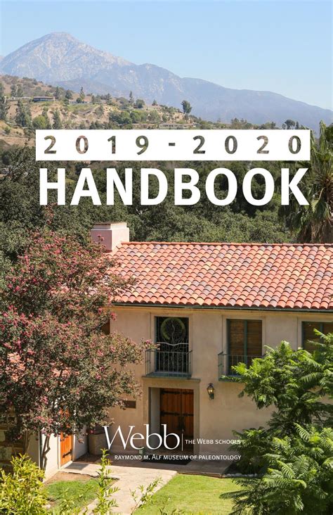 The Webb Schools 2019-2020 Student Handbook by The Webb Schools - Issuu