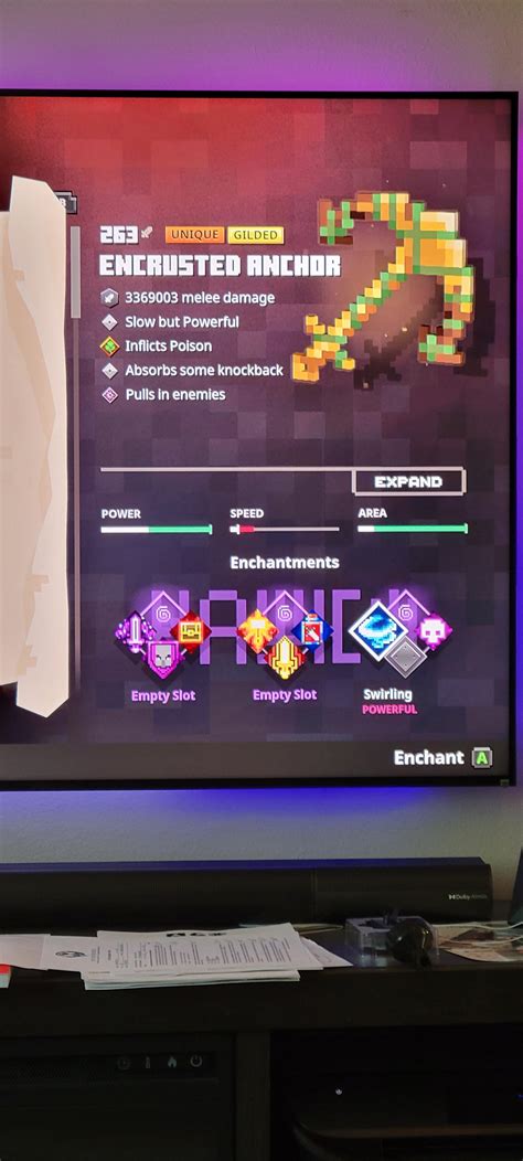 Anchor enchants : r/MinecraftDungeons